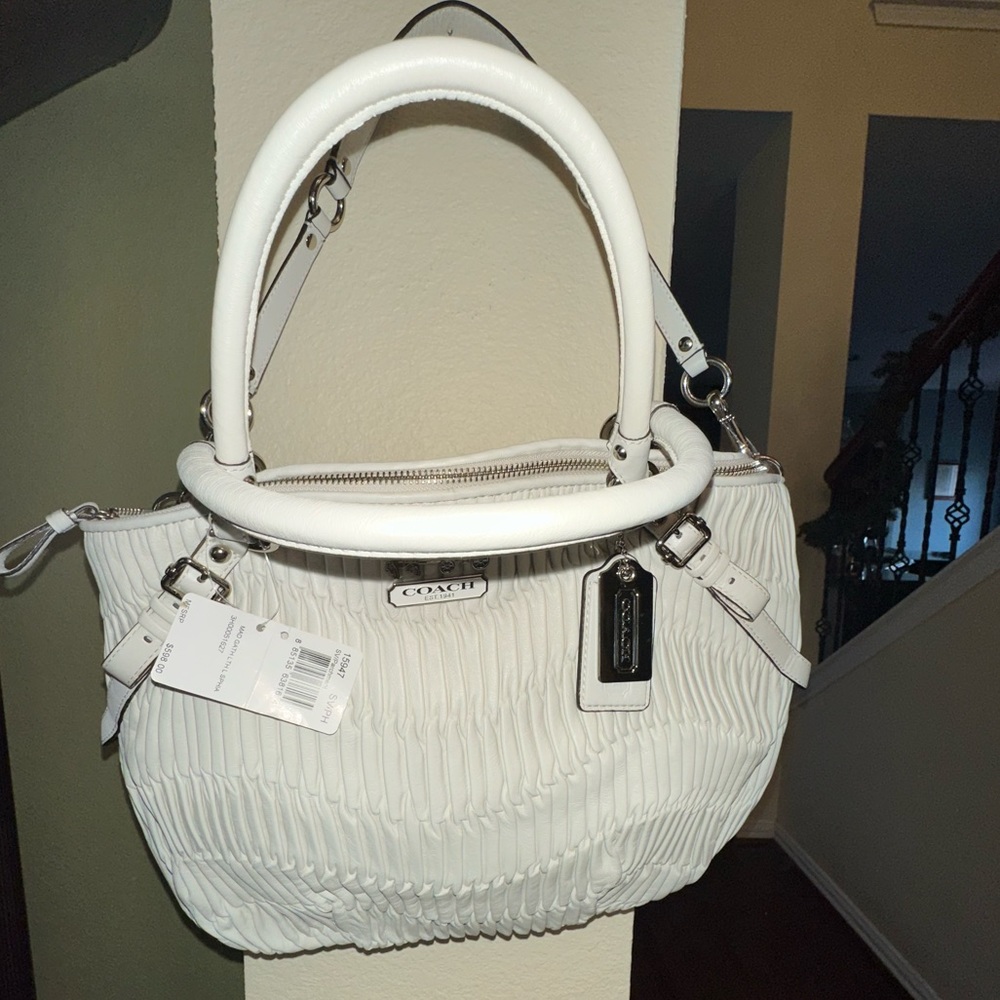 Coach Madison Sophia Gathered Parchment Leather & matching wallet Style 15947